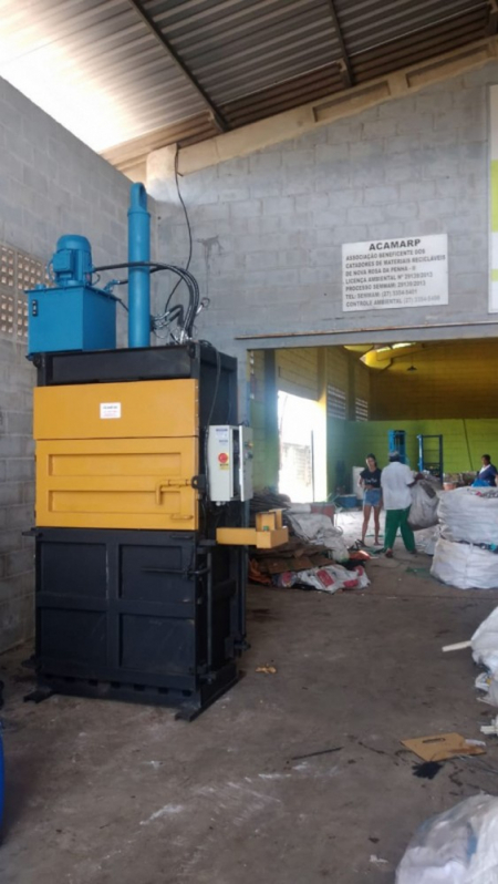 Prensa para Material Reciclável Valor Pedro Leopoldo - Prensa de Reciclagem